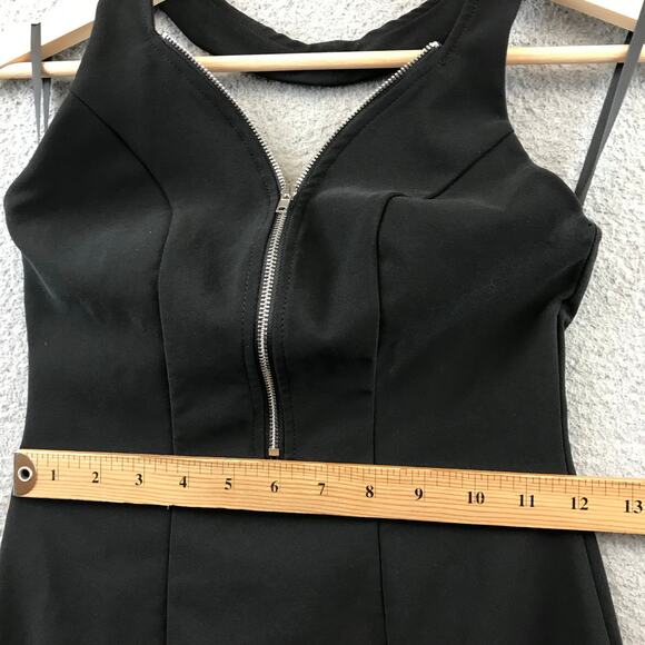 Superdown Greta Zip Up Dress - Black, Size Small - NWT - Picture 9 of 12